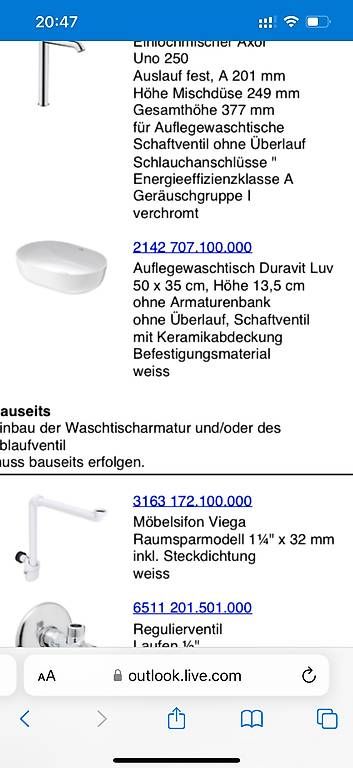 Duravit Lavabi & lavandini: Auflagewaschbecken Duravit Luv NEU – Nuovo e nell'imballaggio originale da Oberwil BL venduto da cammers 1