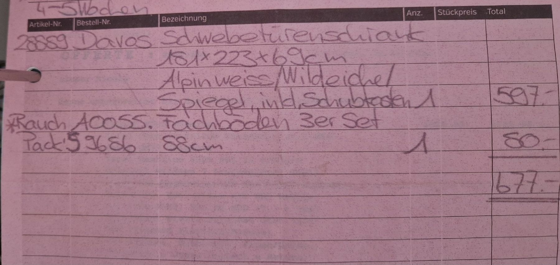 Armadi: Kleiderschrank – Usato da Bubikon venduto da jea_mw2d 3