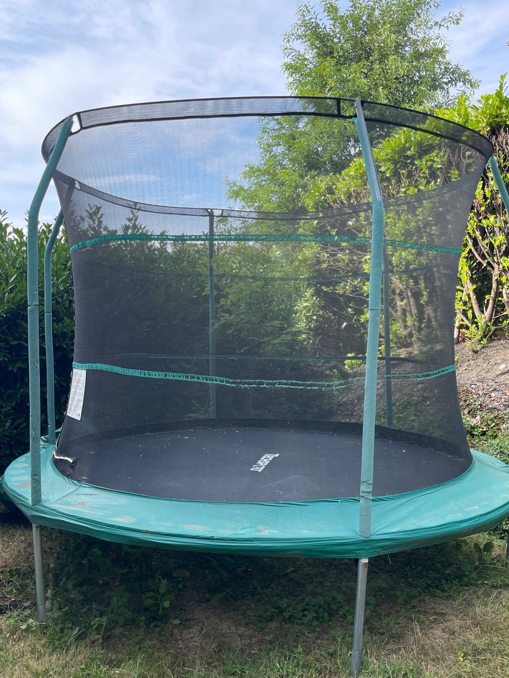 Trampolini: Trampolin mit Sicherheitsnetz Grösse 305cm gut... – Usato da Ebikon venduto da dalmayk