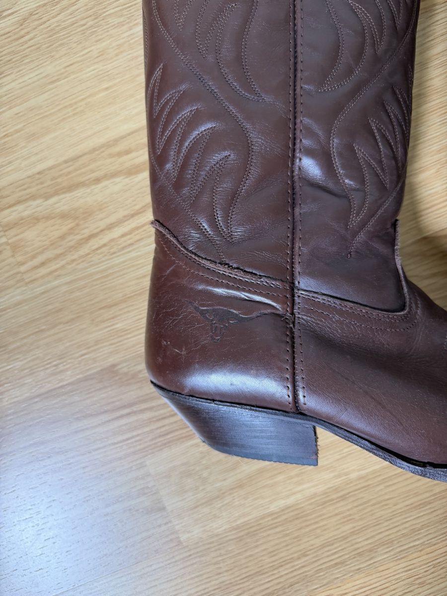Scarpe da uomo: Braune Cowboy Stiefel – Usato da Zürich venduto da per_6zzl 3