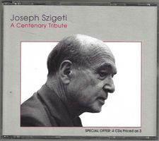 Joseph Szigeti – A Centenary Tribute : 1939-1956 - 4 X CD