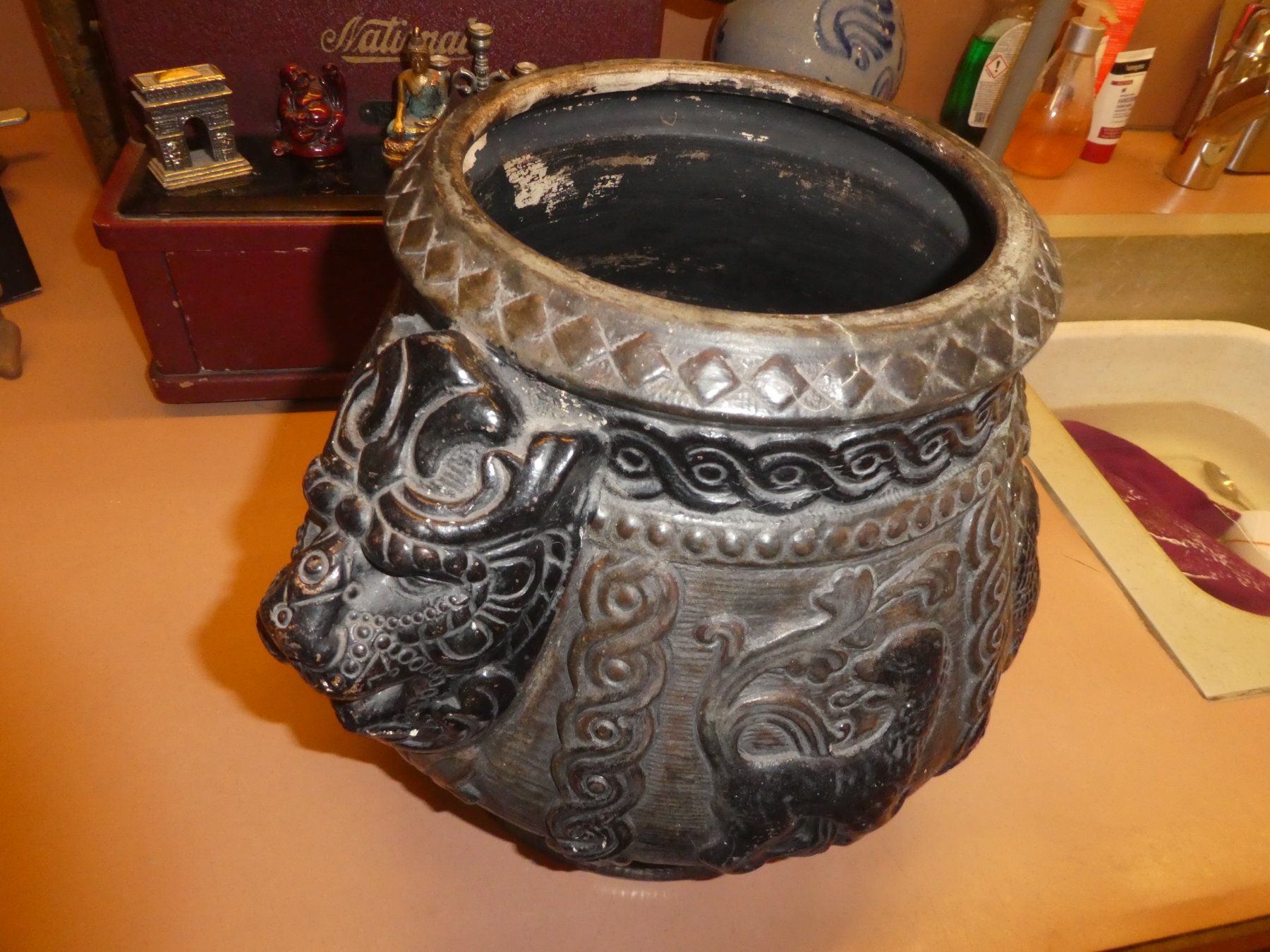 Pentole: Asiatischer Topf mit Drachenmotive – Usato da Chur venduto da Diversico2010 1