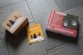 NEU 2 Set Filz Weihnachts Dekorationen zum selbermachen