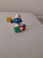 Babyschlumpf mit Bauklötzen