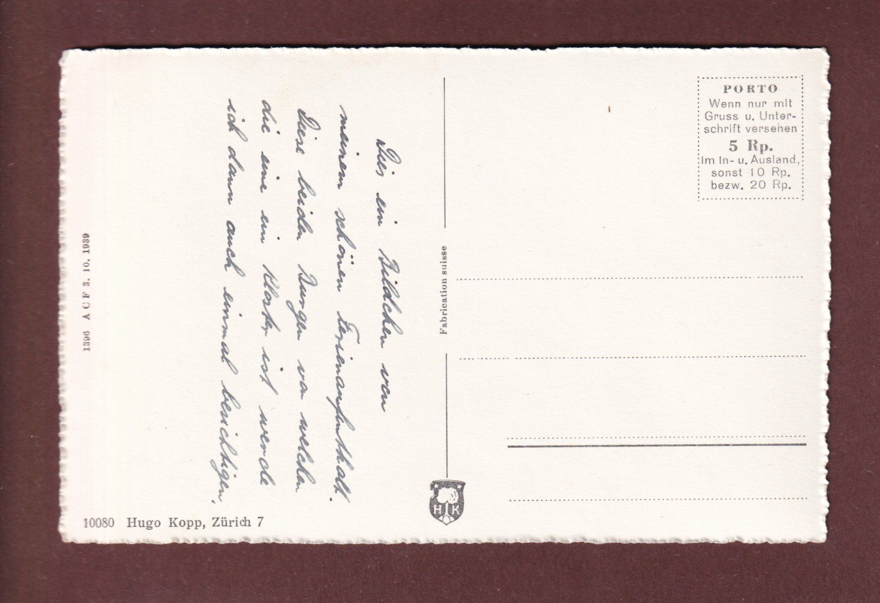 Cartes postales: SION – D'occasion à Pully par nicecards-shop 1