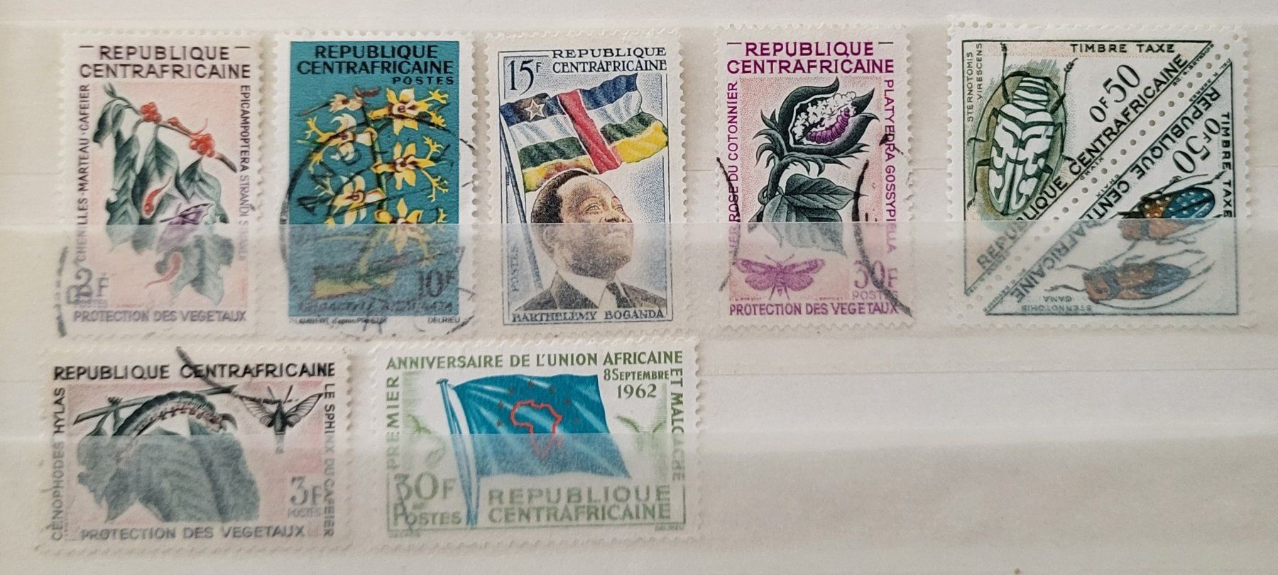 Tutti i francobolli: République Centrafricaine, Lot – Usato da Castione venduto da Rx-stamps