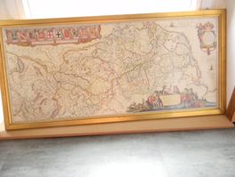ancienne carte du Rhin, fac simile no. 358