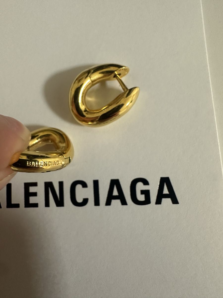 Balenciaga Ohrringe & -stecker: Balenciaga Ohrringe, goldfarben – Gebraucht aus Niederhasli von Luxevault 3