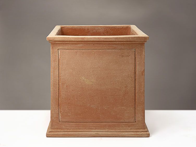 Vasi per fiori: Eckiger Blumentopf, Tontopf – Nuovo (secondo la descrizione) da Niederrohrdorf venduto da makrea. 4