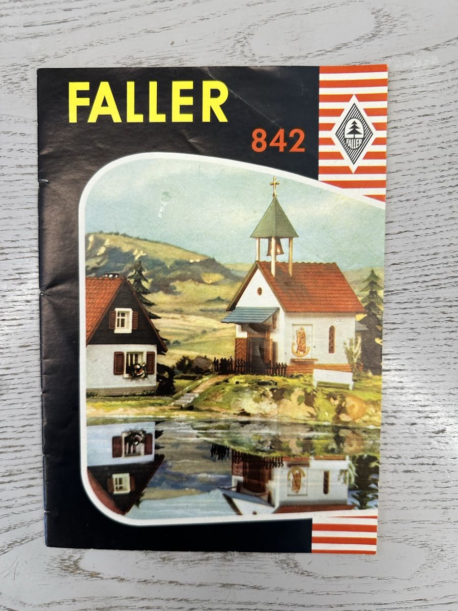 Faller Modellini di ferrovie: Faller 842 Modellbau Broschüre – Usato da Lupsingen venduto da New-Haven
