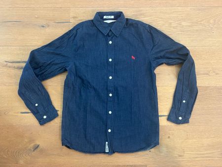 Kinder- Jeans Hemd dunkelblau H&M 158