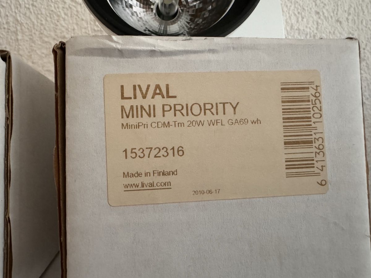 Lampade: 5 Stück Lival Mini Priority Schienenstrahler – Nuovo e nell'imballaggio originale da Wilderswil venduto da Renaissance1 6