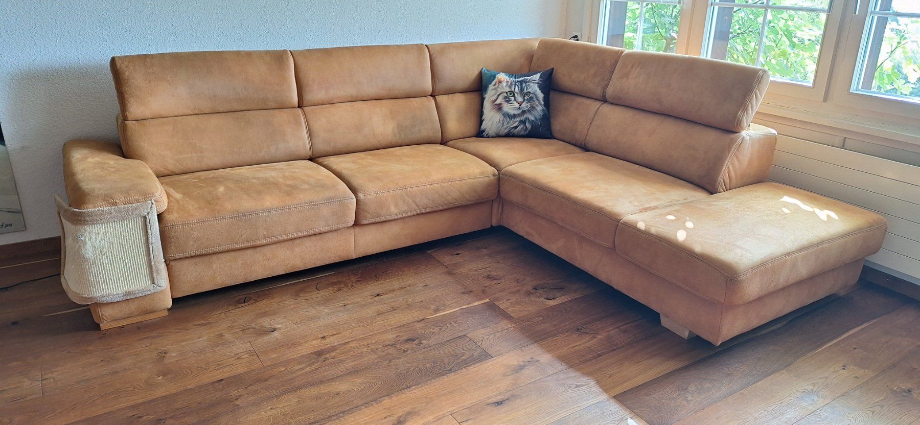 Sofas: Polstergarnitur /Ecksofa  Microfaser  Braun 175cm x 230cm – Gebraucht aus Rebstein von Type25 5