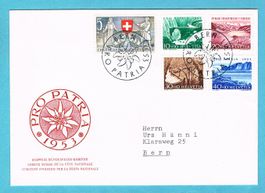 FDC Pro Patria 1953 ! Ab Fr.1!