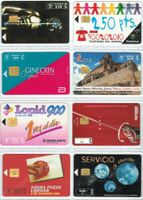 8 Privat Telefonkarten Spanien