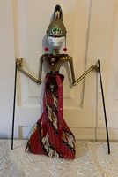 Wunderschöne Wayang Golek Stabpuppe aus Java ( Top Zustand)