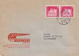 Illustr. Firmenbrief Labor Hengartner Wil 1970