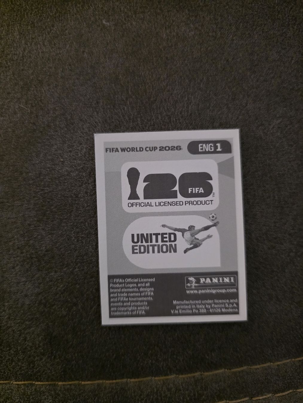 Panini Carte collezionabili: Panini WM 2026 ENG 1 Wappen – Nuovo (secondo la descrizione) da Romanshorn venduto da leeh78 1