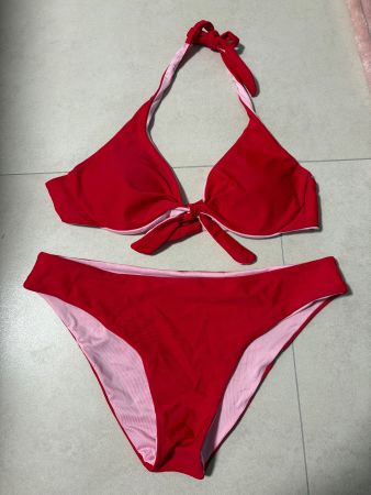 Bikini Rot / rosa Damen Grösse L neu