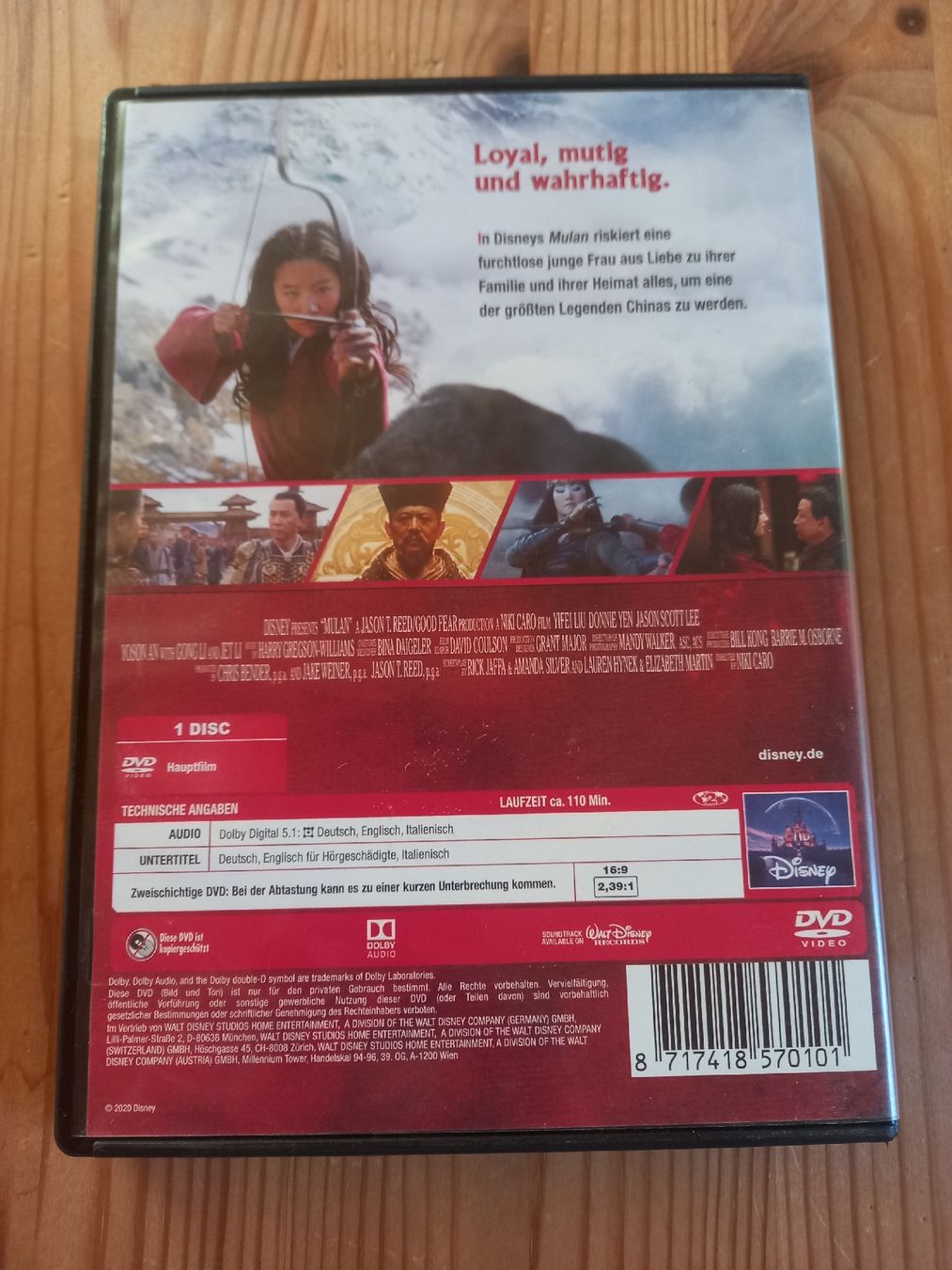 Tutti i DVDs: Disney Mulan DVD – Usato da Langenthal venduto da noa_9wcy 1
