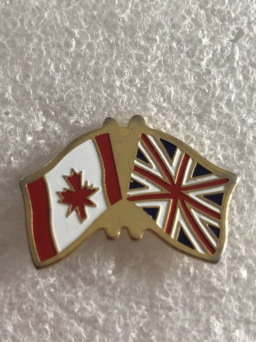 Spille & Fermagli: Pin Canada/England Flag – Usato da Osogna venduto da goodthingme