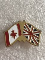 Pin Canada/England Flag