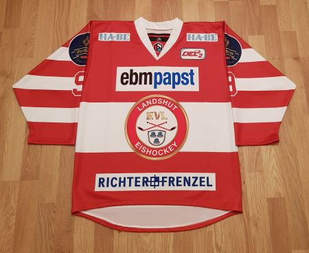 EV Landshut Trikot, 2013/2014, Grosse M, Nr. 9- Thornton