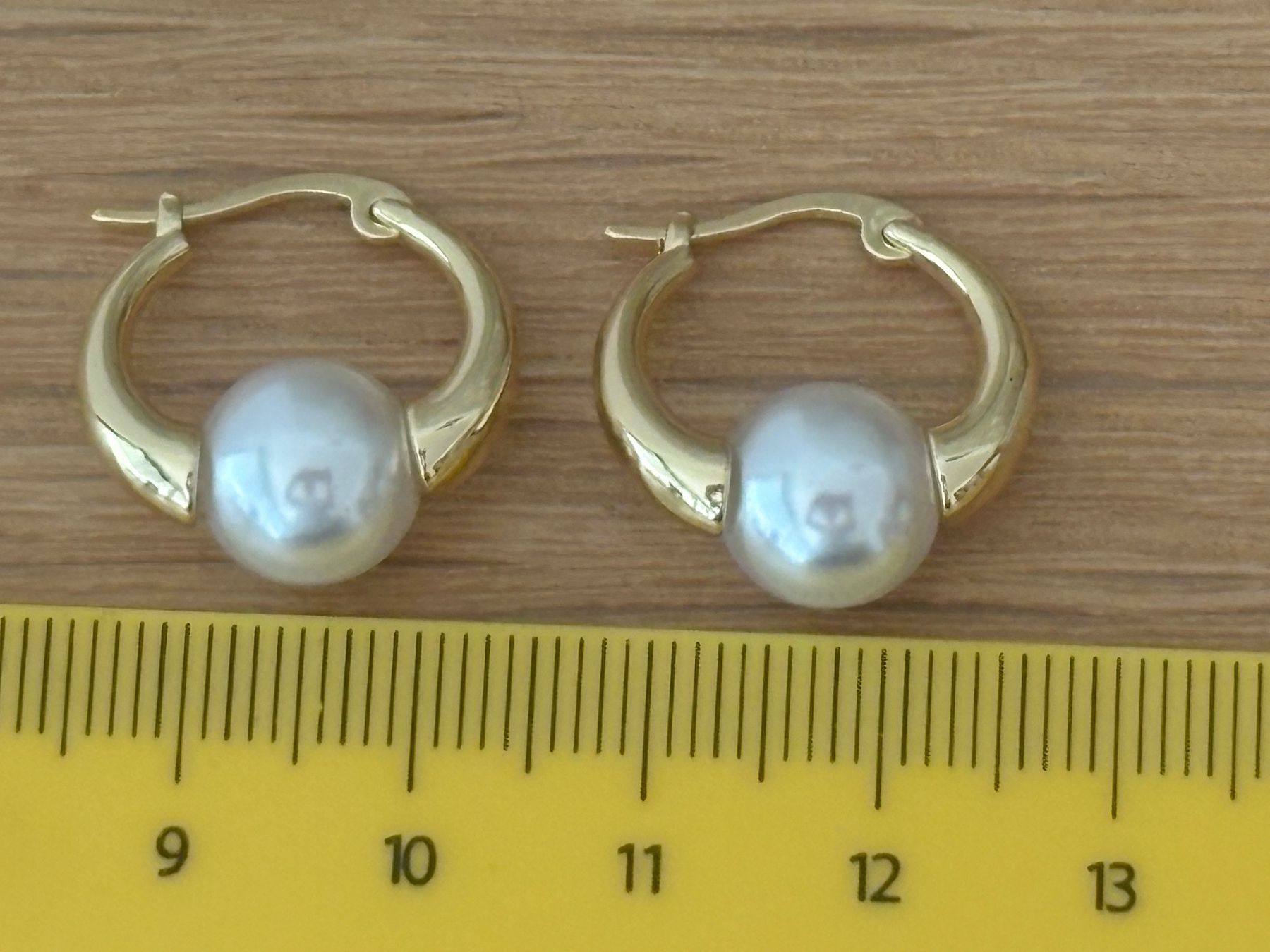 Orecchini pendenti & Orecchini a lobo: Luxus Elegante Ohrstecker  Kunstperlen Farbe: Gold – Nuovo (secondo la descrizione) da Biel-Bienne venduto da Roserosse13 5