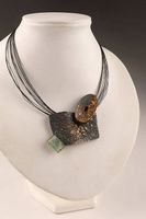 Tai Tiara Kim Gold 925 Aquamarine und Diamant Halsband