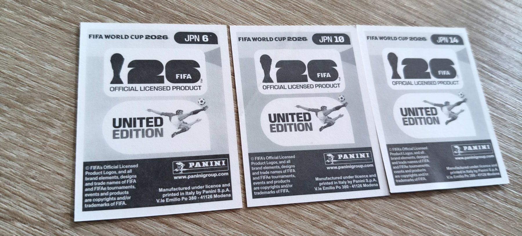 Panini Alben: FIFA World Cup 2026 / JPN 6, 10 et 14 – Neu (gemäss Beschreibung) aus Plan-les-Ouates von col_vq9g 1