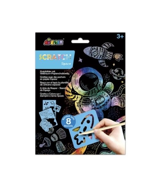 Kit bricolage: Avenir - Kratzbilder Schablonen – Nuovo e nell'imballaggio originale da Winterthur venduto da Box4Fun 4