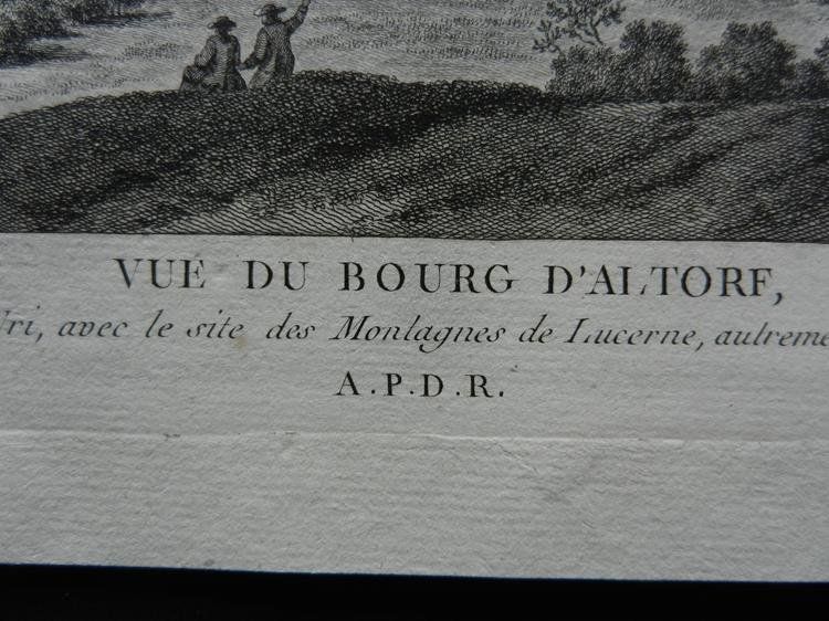 Stiche: Vue Bourg Altdorf – Gebraucht aus Risch von Rischli15 2
