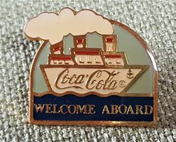 G976 - Pin Coca Cola Welcome Aboard