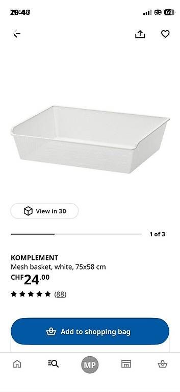 Armoires: Ikea komplement – Neuf avec emballage d'origine à Basel par mon_ybj9