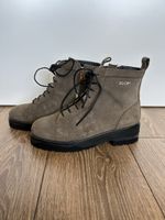 Bottes Joop! cuir gris lacets et fermeture éclair taille 40