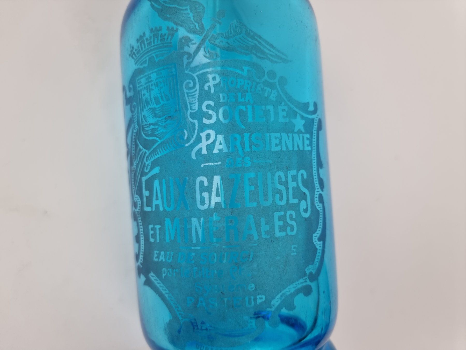 Bottiglie: Siphonflasche blau – Usato da Urtenen-Schönbühl venduto da Restwert_Schoenbuehl 2