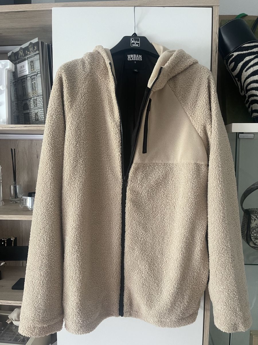 Urban Outfitters Giacche: Fleecejacke URBAN CLASSICS beige Grösse S  – Nuovo (secondo la descrizione) da Uzwil venduto da noe_9f9c