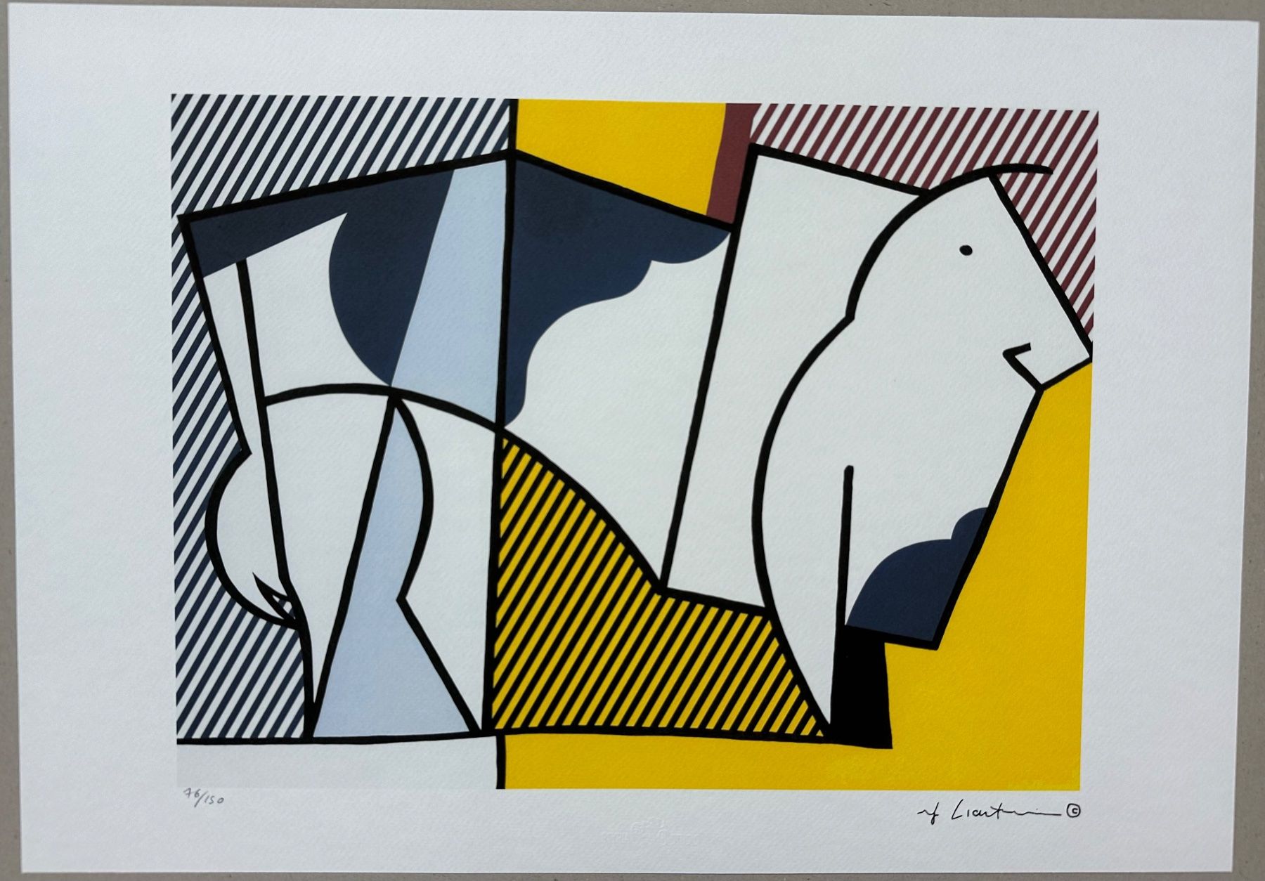 Foto & Immagini: Roy Lichtenstein: Bull, POP Art 76/150 – Nuovo (secondo la descrizione) da Meilen venduto da Smgdesign