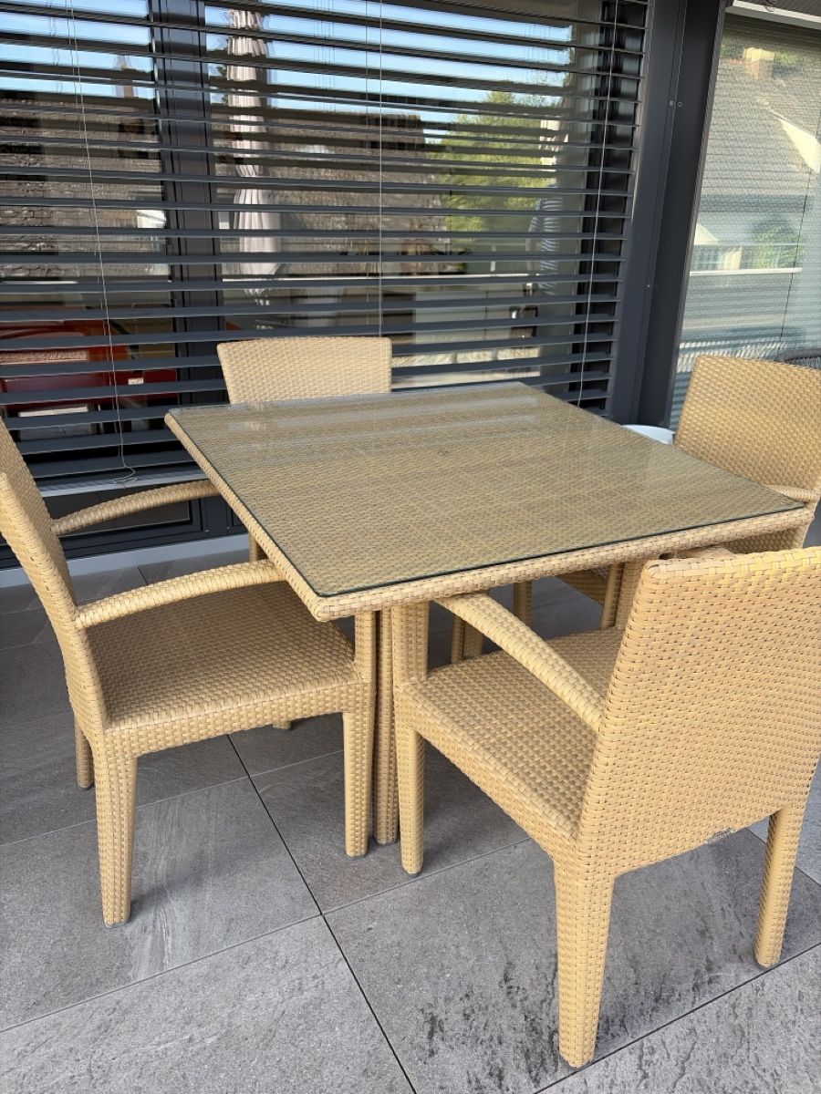 Tables: Rattan Esstisch Outdoor – D'occasion à Unterkulm par jes_cqj8 4