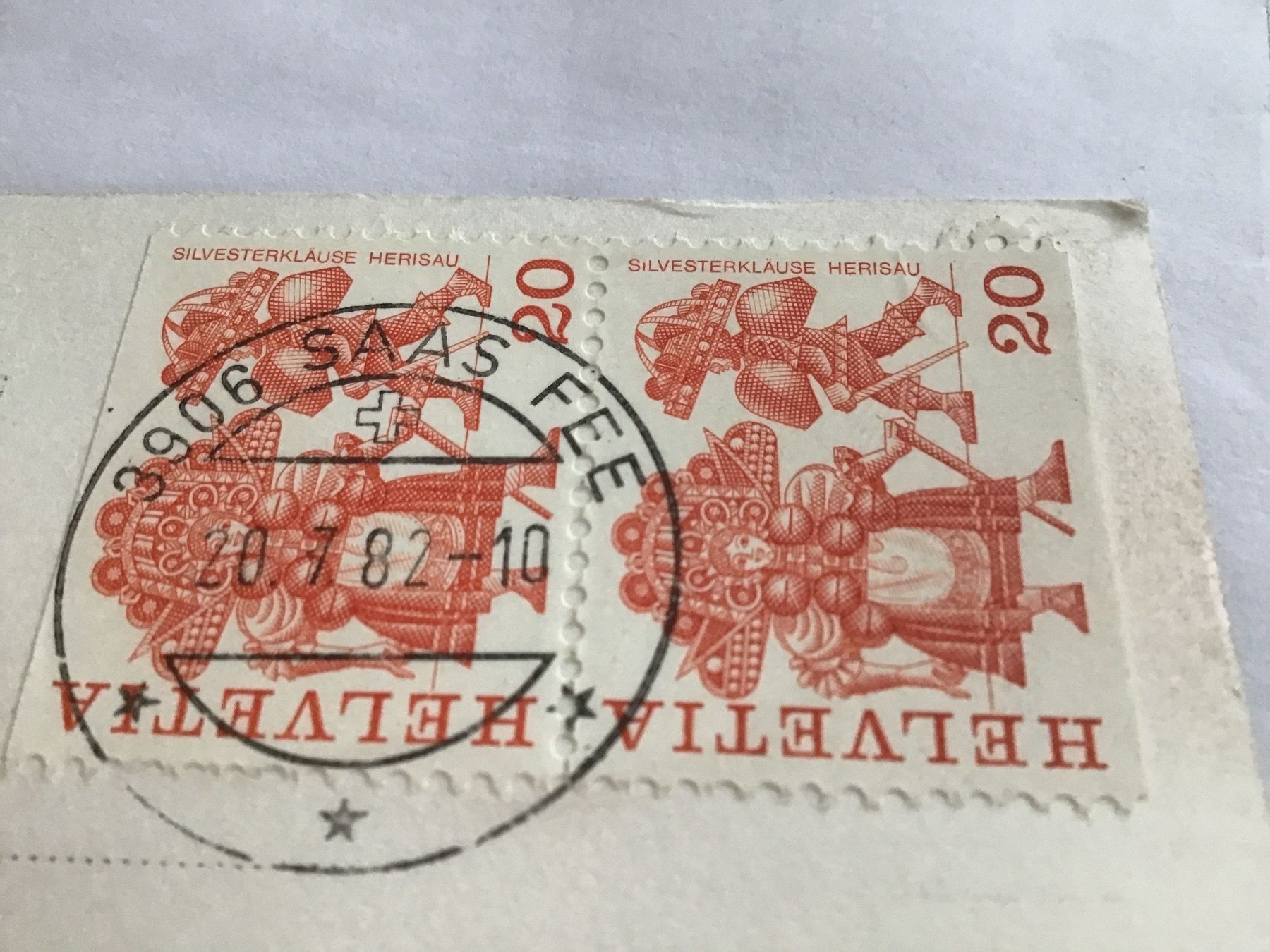 Cartoline postali: Saas Fee – Usato da Thierachern venduto da sweden08 1