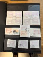 Album mit Postabschnitten Schweiz