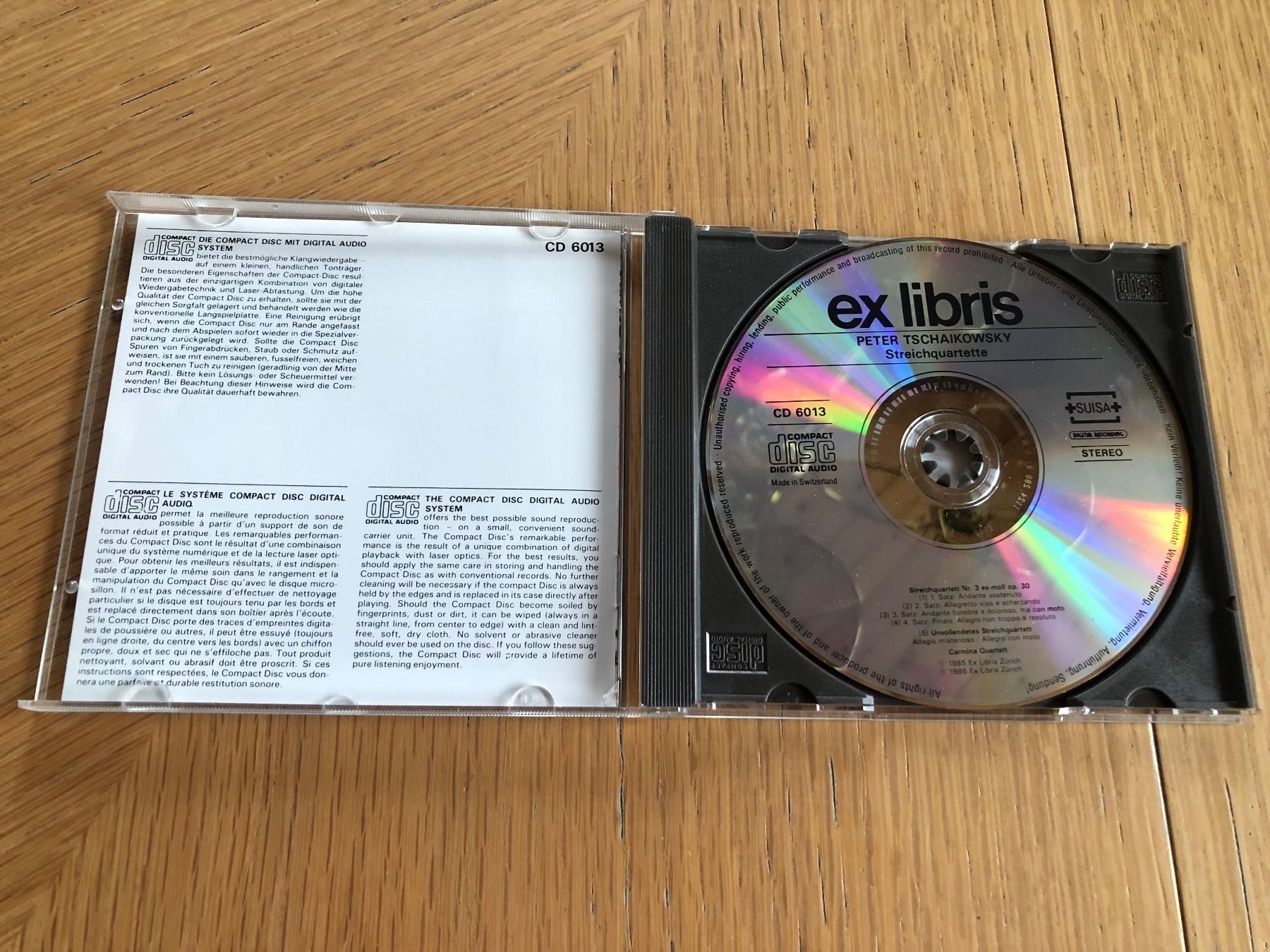 CDs: Tschaikowsky: Streichquartette Nr.3, CD – Gebraucht aus Schübelbach von Dolly990_2 1