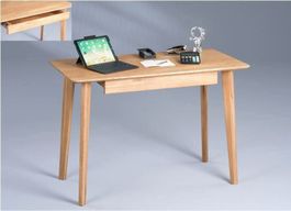 Schreibtisch KEVIN 110 x 55 cm Wildeiche massiv m Schublade