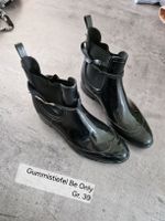 Gummistiefel, Schwarz, Gr. 39
