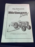 Antike Traktorenwerbung Hürlimann Diesel D 100 ca.1949