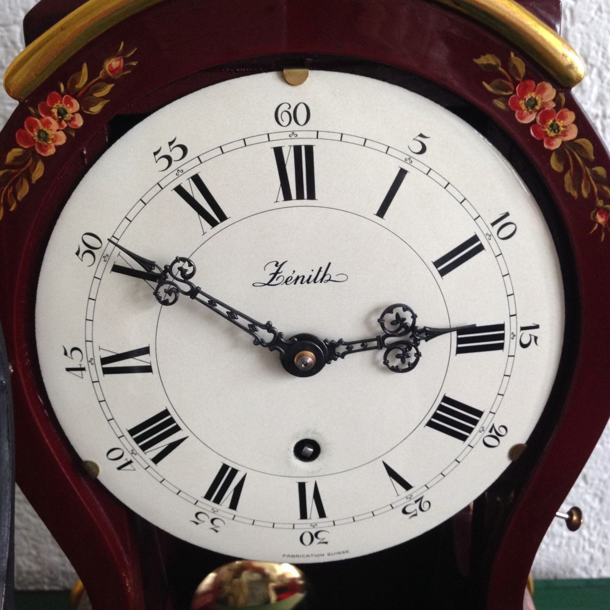 Zenith Orologi da terra & Orologi da parete: Antike ZENIT  Pendeluhr Handbemalt – Usato da Eschenbach venduto da Alicekunst 5