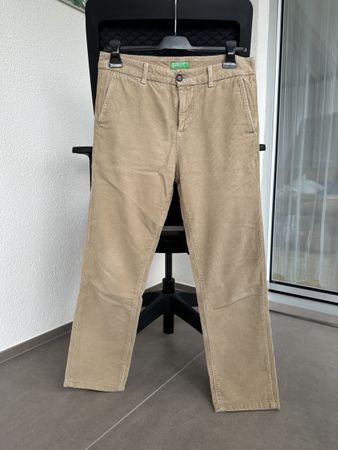 Beige Cordhose United Colors of Benetton