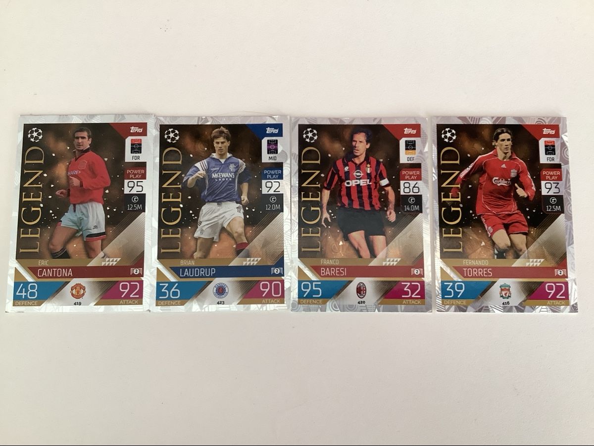 Sammelbilder & Trading cards: Match Attax Trading Cards Set Legend Edition – Gebraucht aus Appenzell Meistersrüte von sandokano