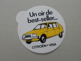 Abziehbild Kleber ca. 1980 Frankreich Auto Marke Citroen