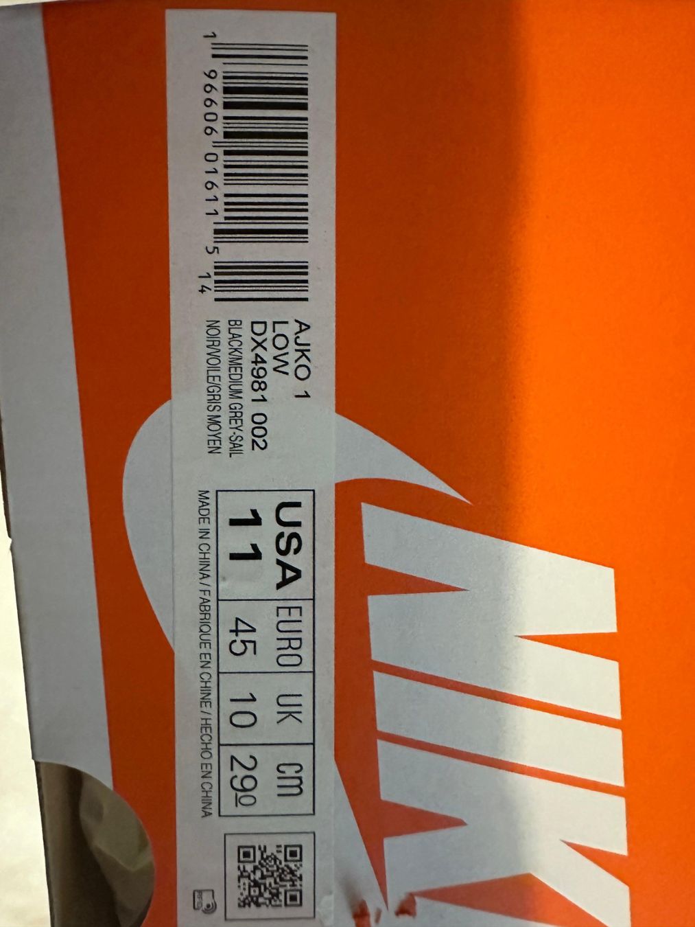 Jordan Scarpe da uomo: Jordan 1 Retro AJKO Low "Shadow" (EU 45) – Nuovo e nell'imballaggio originale da Wettingen venduto da bestrox 1